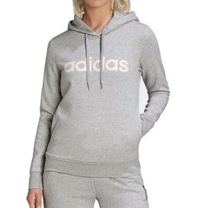 Comfy Women’s Adidas Essentials Linear Logo Hoodie, Medium NWT